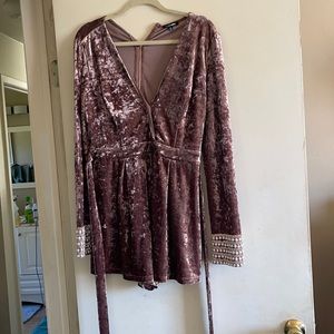 Fashion Nova Beaded Romper